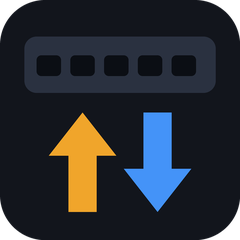 Harpflow — harmonica arrows logo